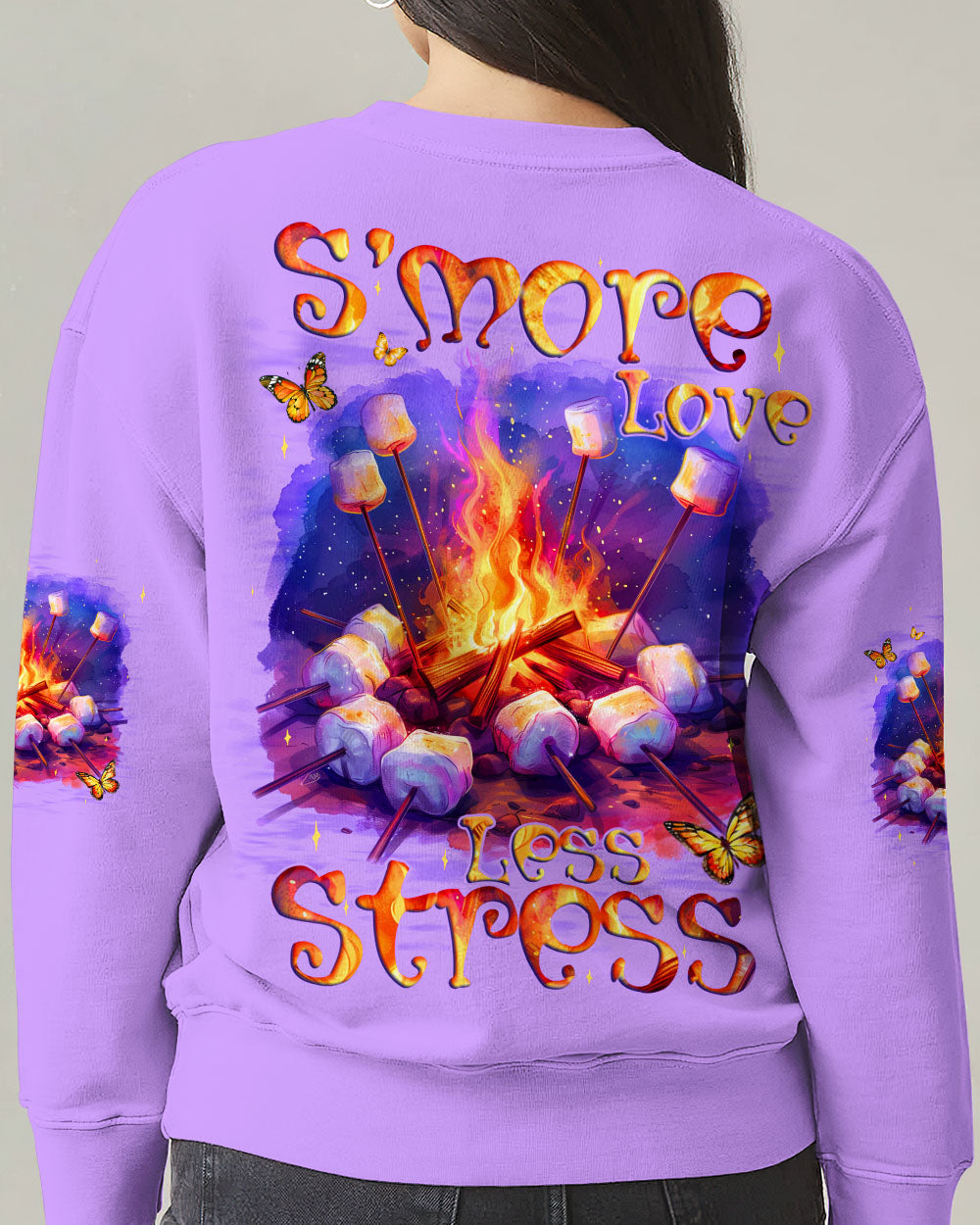 S'MORE LOVE LESS STRESS ALL OVER PRINT - TYQY2309243