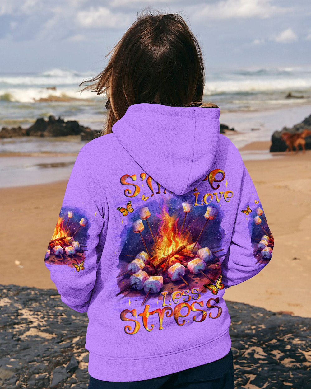 S'MORE LOVE LESS STRESS ALL OVER PRINT - TYQY2309243