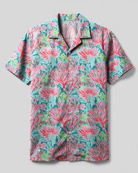 CORAL CAMP SHIRT - TYTD0104254