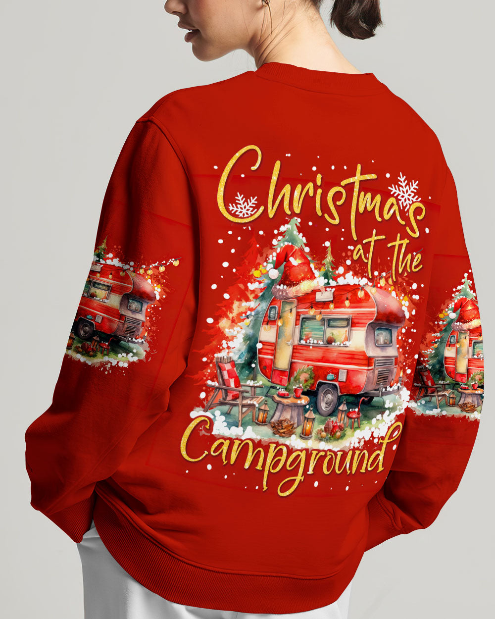CAMPGROUND CHRISTMAS ALL OVER PRINT - TYTD0709232