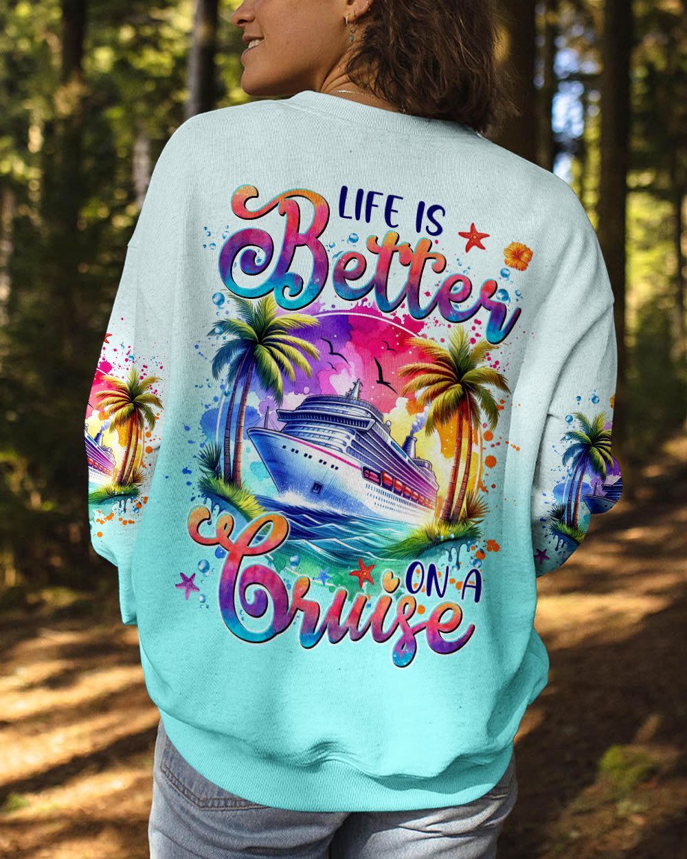 LIFE IS BETTER ON A CRUISE ALL OVER PRINT - TYTM1402254