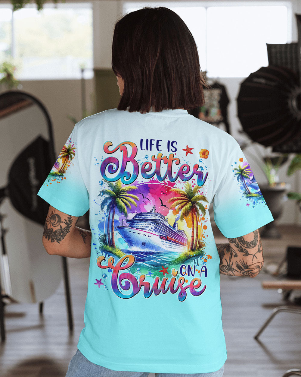 LIFE IS BETTER ON A CRUISE ALL OVER PRINT - TYTM1402254