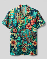 SEA TURTLES CAMP SHIRT - YHHN0304254