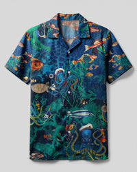 UNDER THE SEA CAMP SHIRT - YHLN0204254