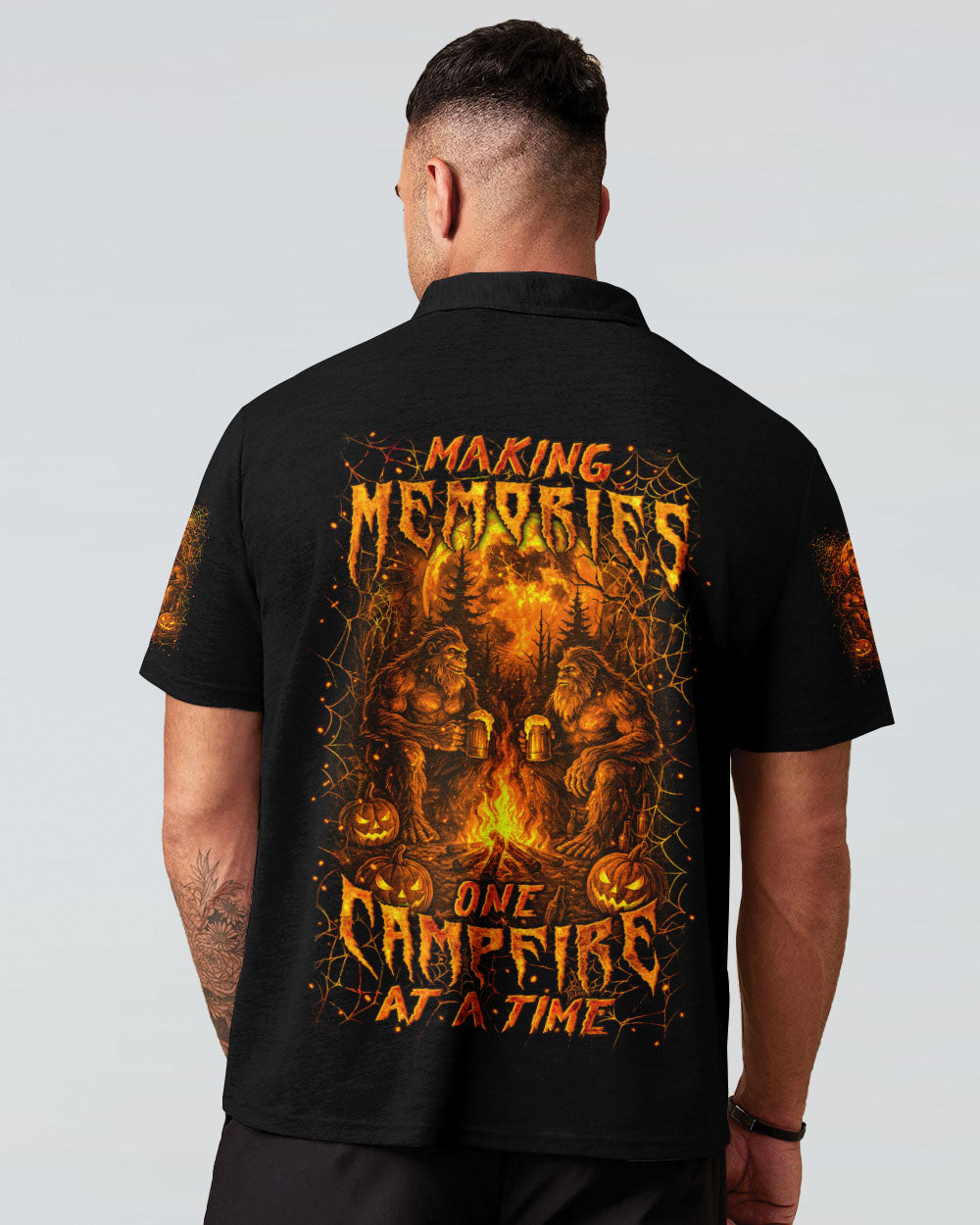 MAKING MEMORIES ONE CAMPFIRE AT A TIME BIGFOOT HALLOWEEN ALL OVER PRINT - YHLN1807254