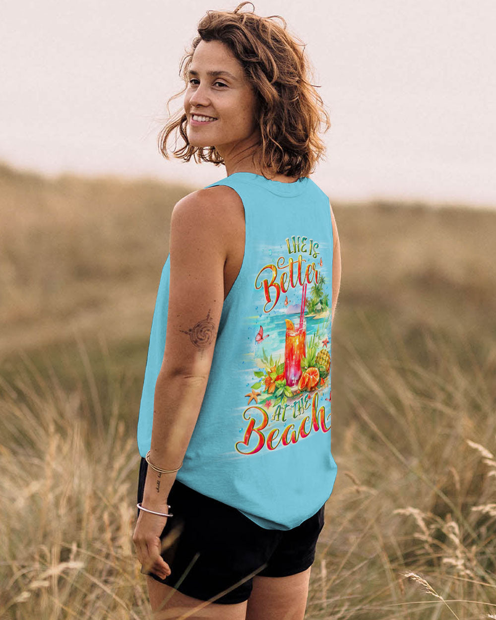 LIFE IS BETTER AT THE BEACH ALL OVER PRINT - YHLT1106244