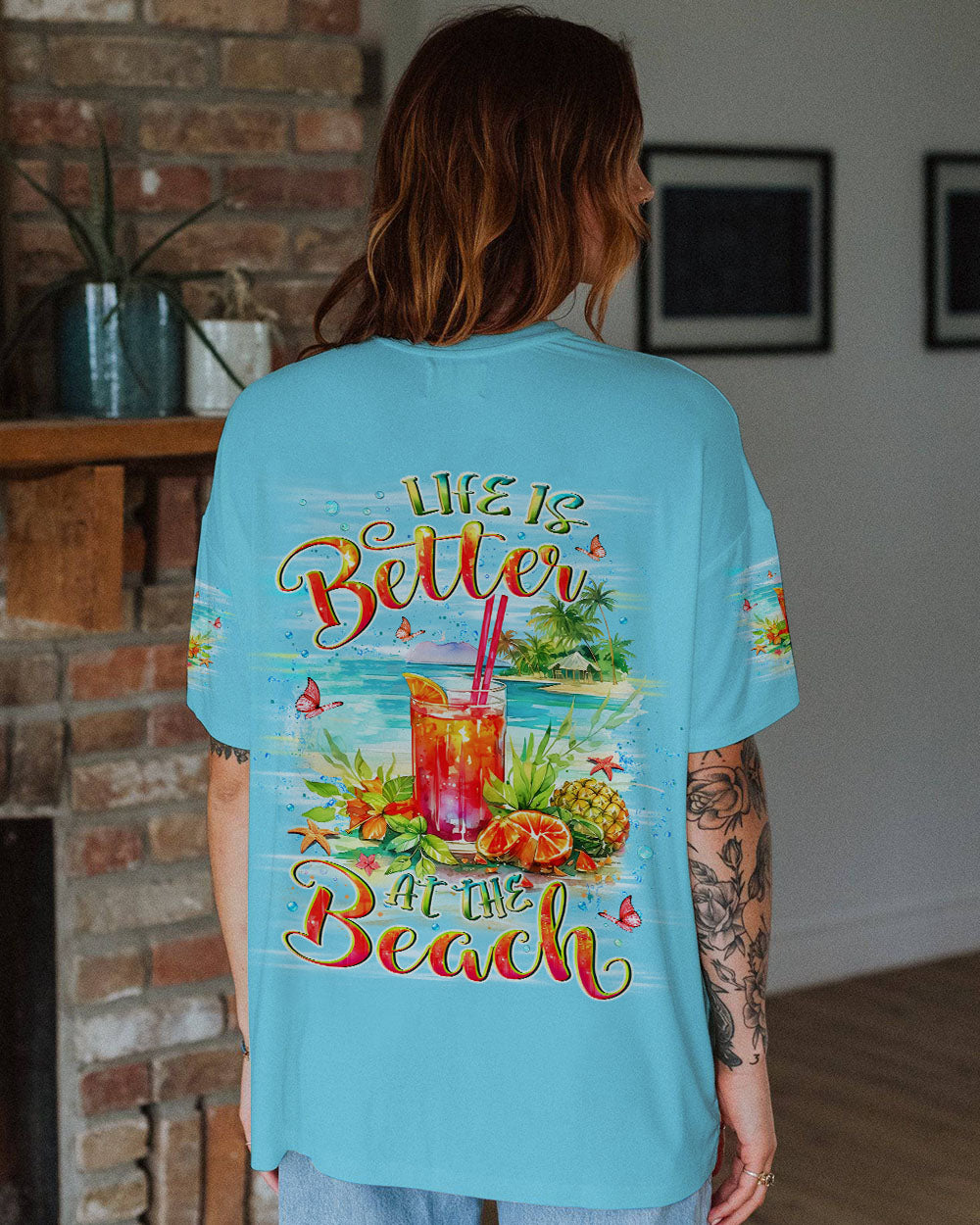 LIFE IS BETTER AT THE BEACH ALL OVER PRINT - YHLT1106244