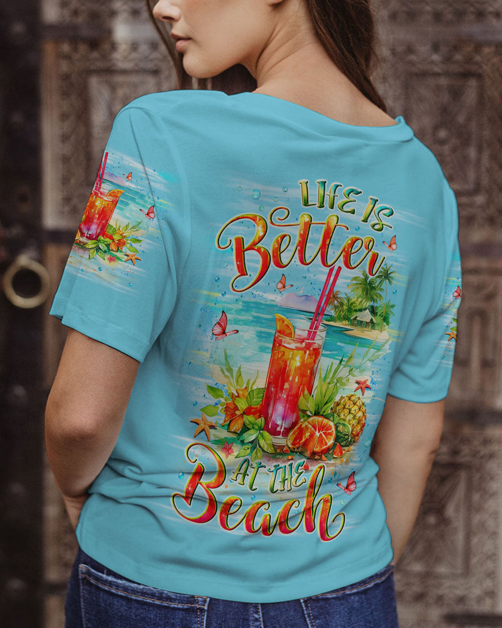 LIFE IS BETTER AT THE BEACH ALL OVER PRINT - YHLT1106244