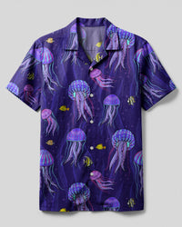 PURPLE JELLYFISH CAMP SHIRT - YHLT1404254
