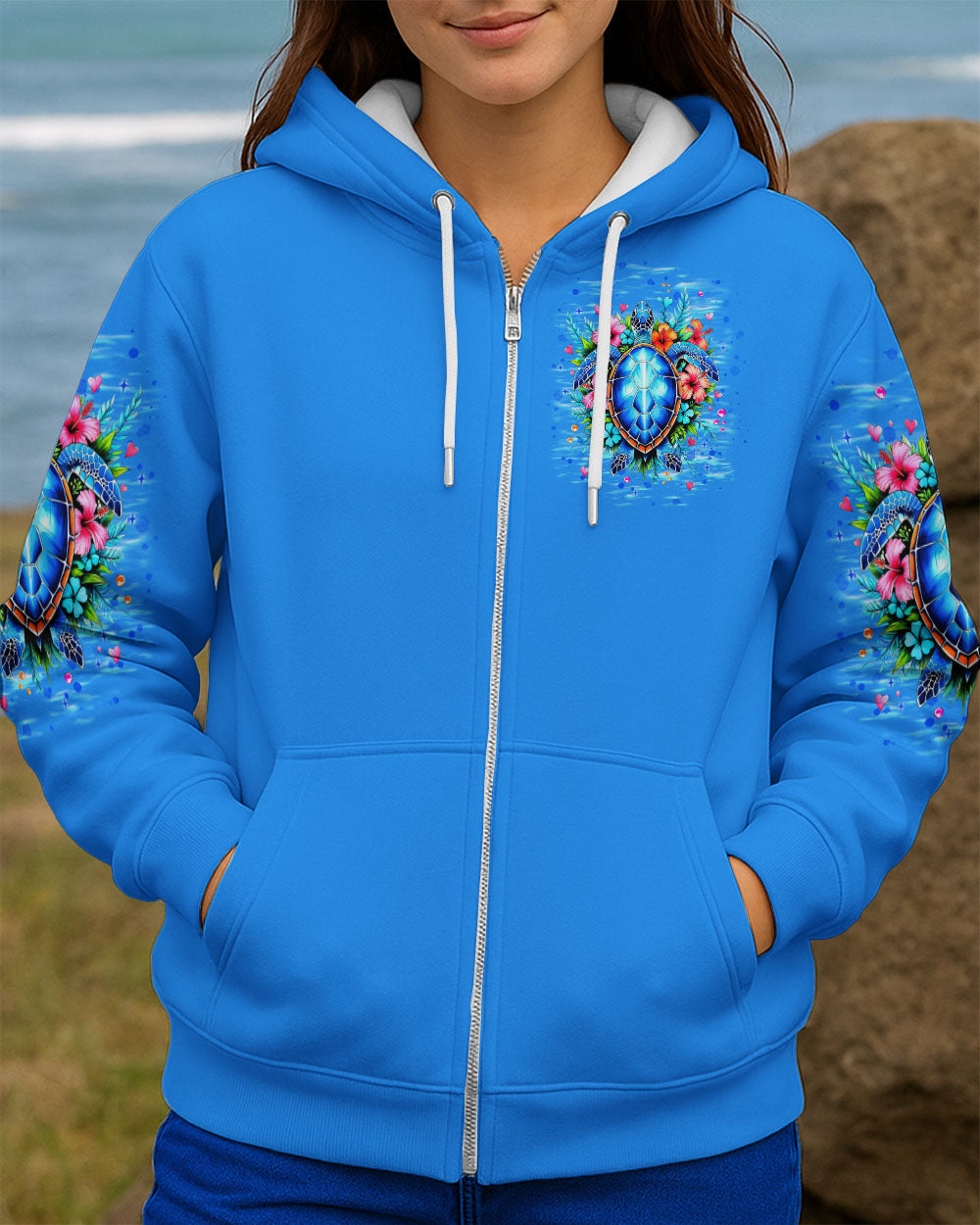 SALTWATER HEALS EVERYTHING TURTLE ALL OVER PRINT - TLNT0110253