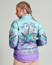 SOME GIRLS ARE JUST BORN STARFISH PUFFER JACKET - TLTW2009237