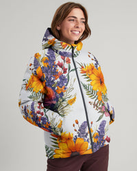 YOU BELONG AMONG THE WILDFLOWERS PUFFER JACKET - TY2109233