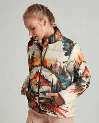 NOT ALL WHO WANDER ARE LOST PUFFER JACKET - TY2109234