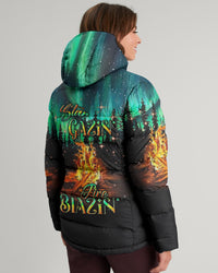 STAR GAZIN' FIRE BLAZIN' PUFFER JACKET - YHDU2009235