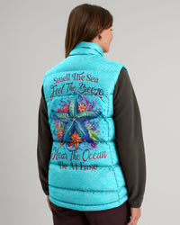 SMELL THE SEA FEEL THE BREEZE STARFISH PUFFER JACKET - YHLN2109234
