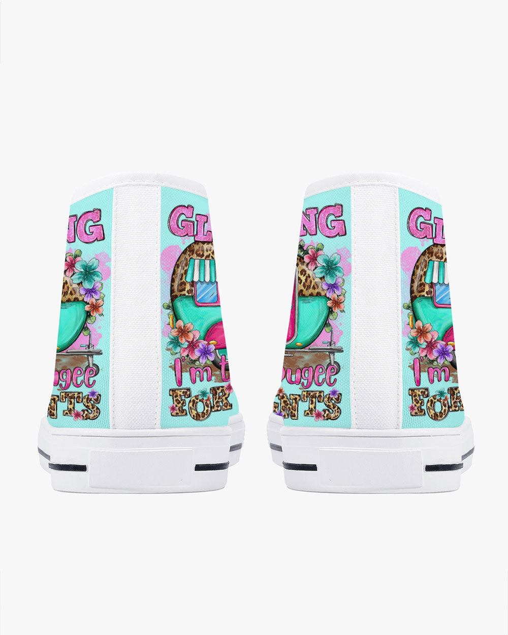 GLAMPING I'M TO BOUGEE HIGH TOP CANVAS SHOES - TLTR1906235