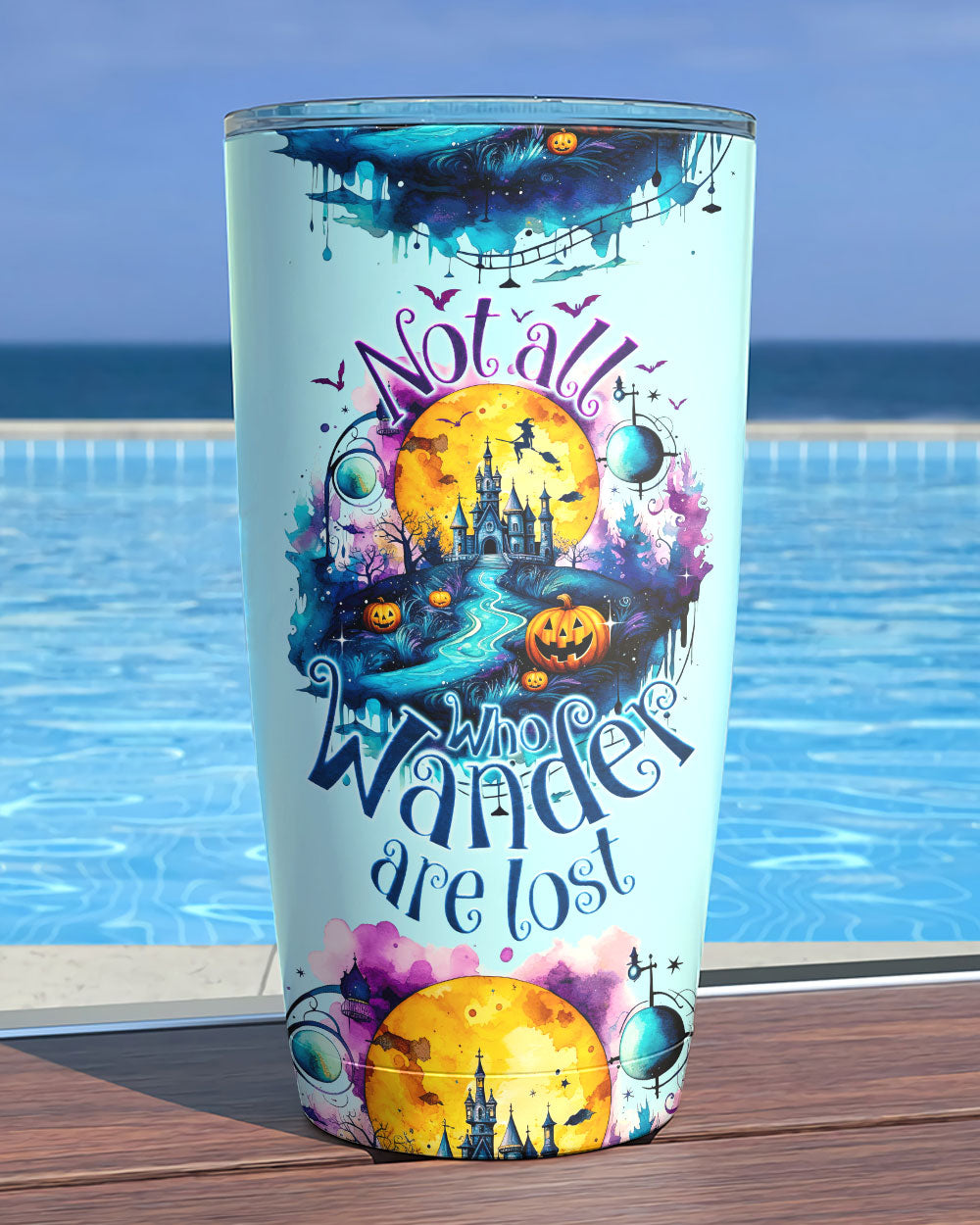 NOT ALL WHO WANDER ARE LOST HALLOWEEN TUMBLER - TY1008231