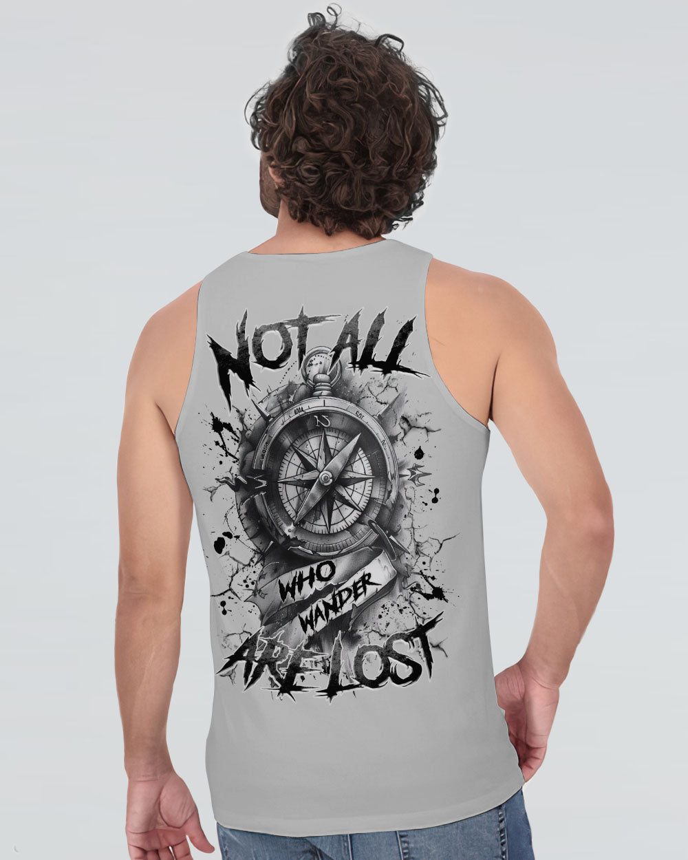 NOT ALL WHO WANDER ARE LOST COMPASS ALL OVER PRINT - TLNZ1303252