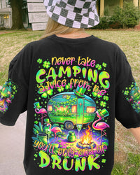NEVER TAKE CAMPING ADVICE FROM ME PATRICK'S DAY ALL OVER PRINT - TYTM1601242