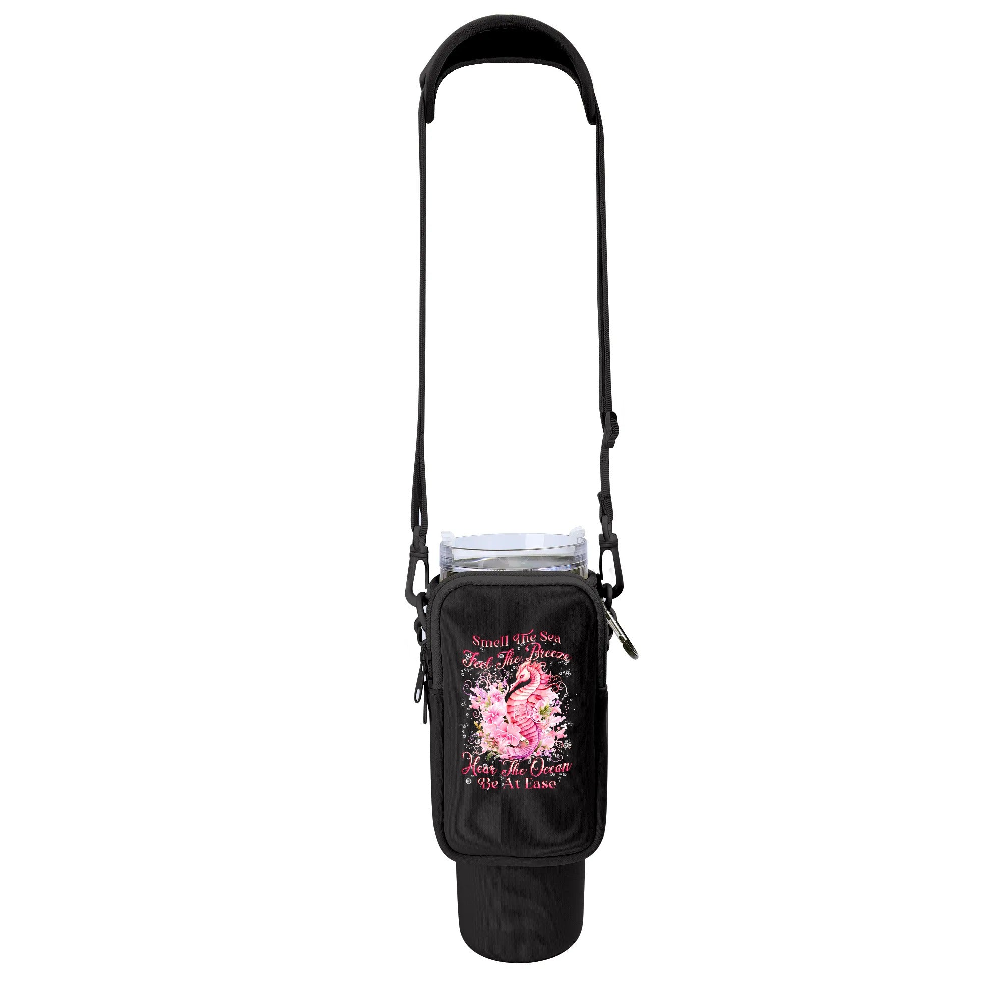 SMELL THE SEA SEAHORSE TUMBLER CARRIER BAG - YHLN2808255