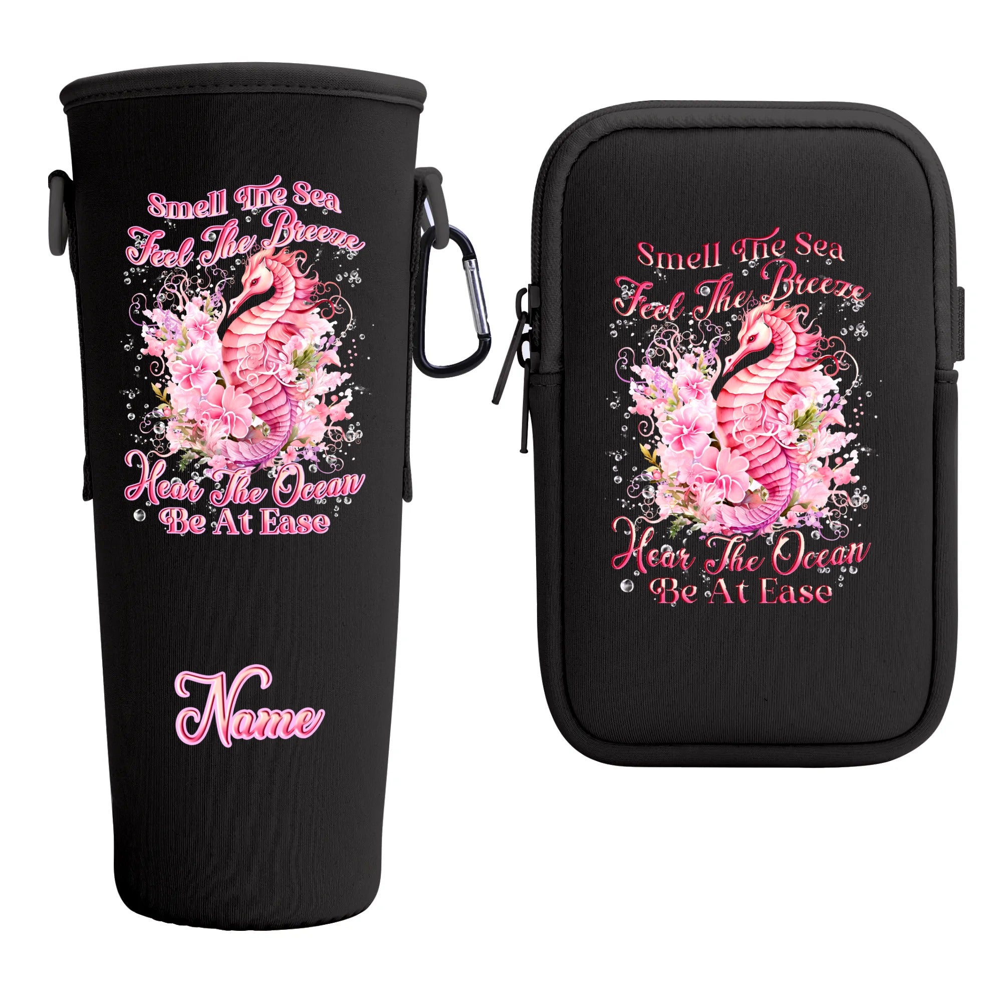 SMELL THE SEA SEAHORSE TUMBLER CARRIER BAG - YHLN2808255