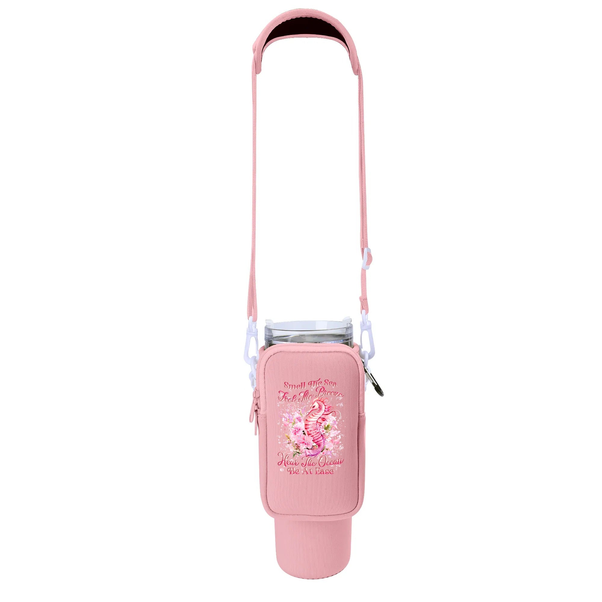 SMELL THE SEA SEAHORSE TUMBLER CARRIER BAG - YHLN2808255