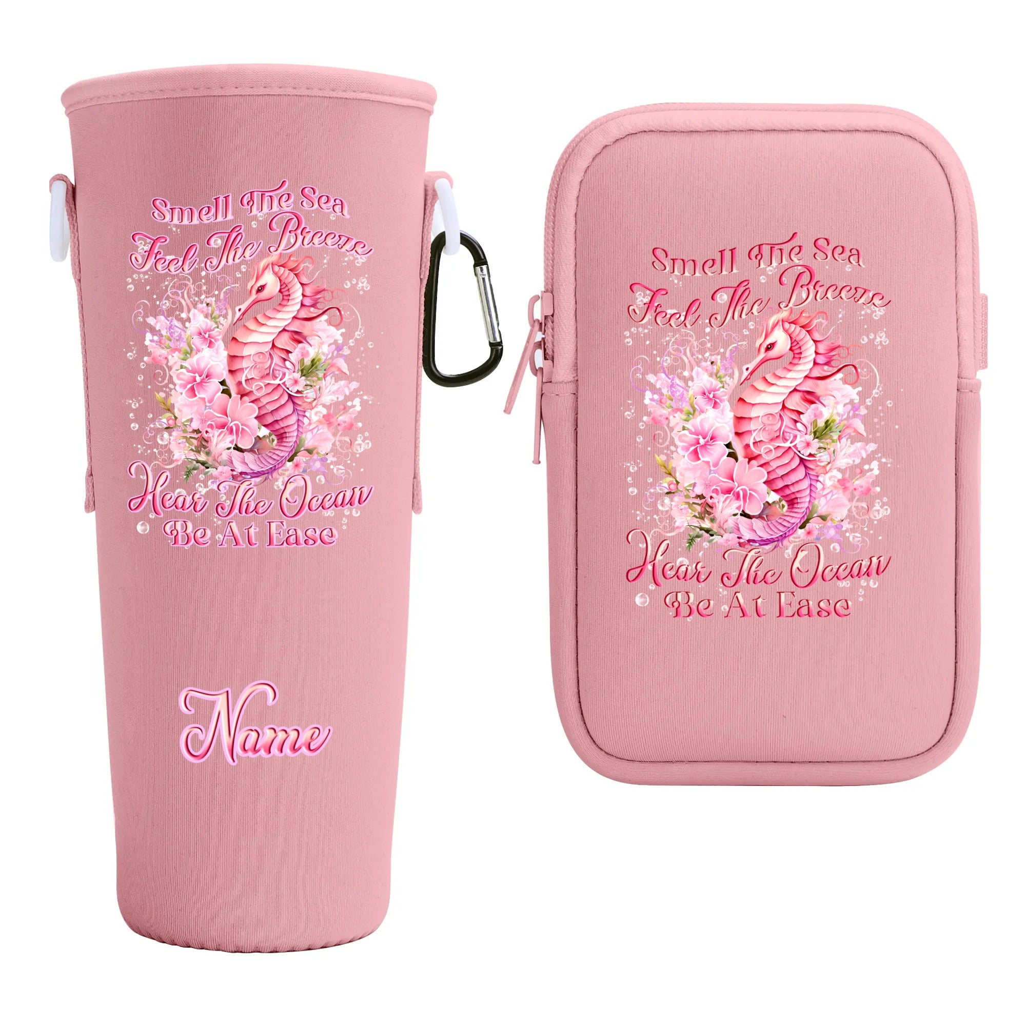 SMELL THE SEA SEAHORSE TUMBLER CARRIER BAG - YHLN2808255