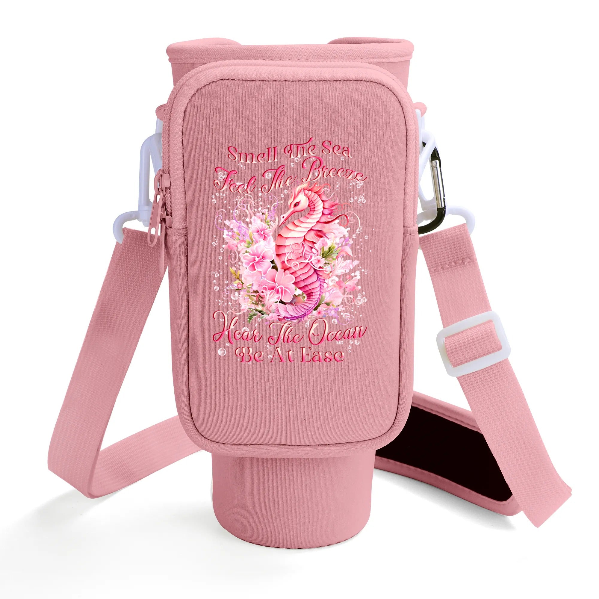 SMELL THE SEA SEAHORSE TUMBLER CARRIER BAG - YHLN2808255