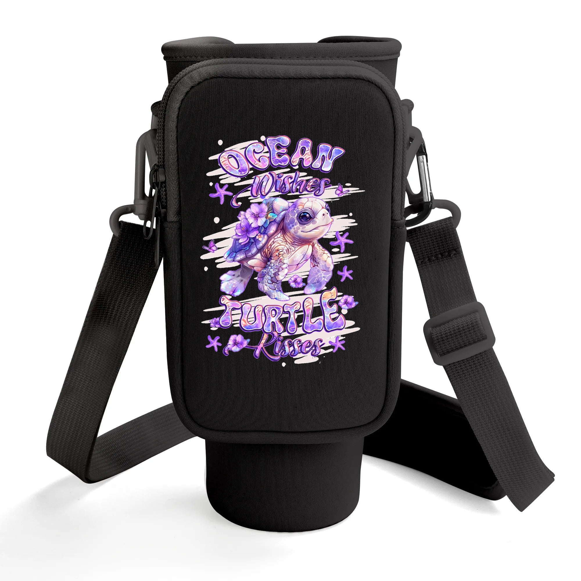 OCEAN WISHES TURTLE KISSES TUMBLER CARRIER BAG - YHLT2808255