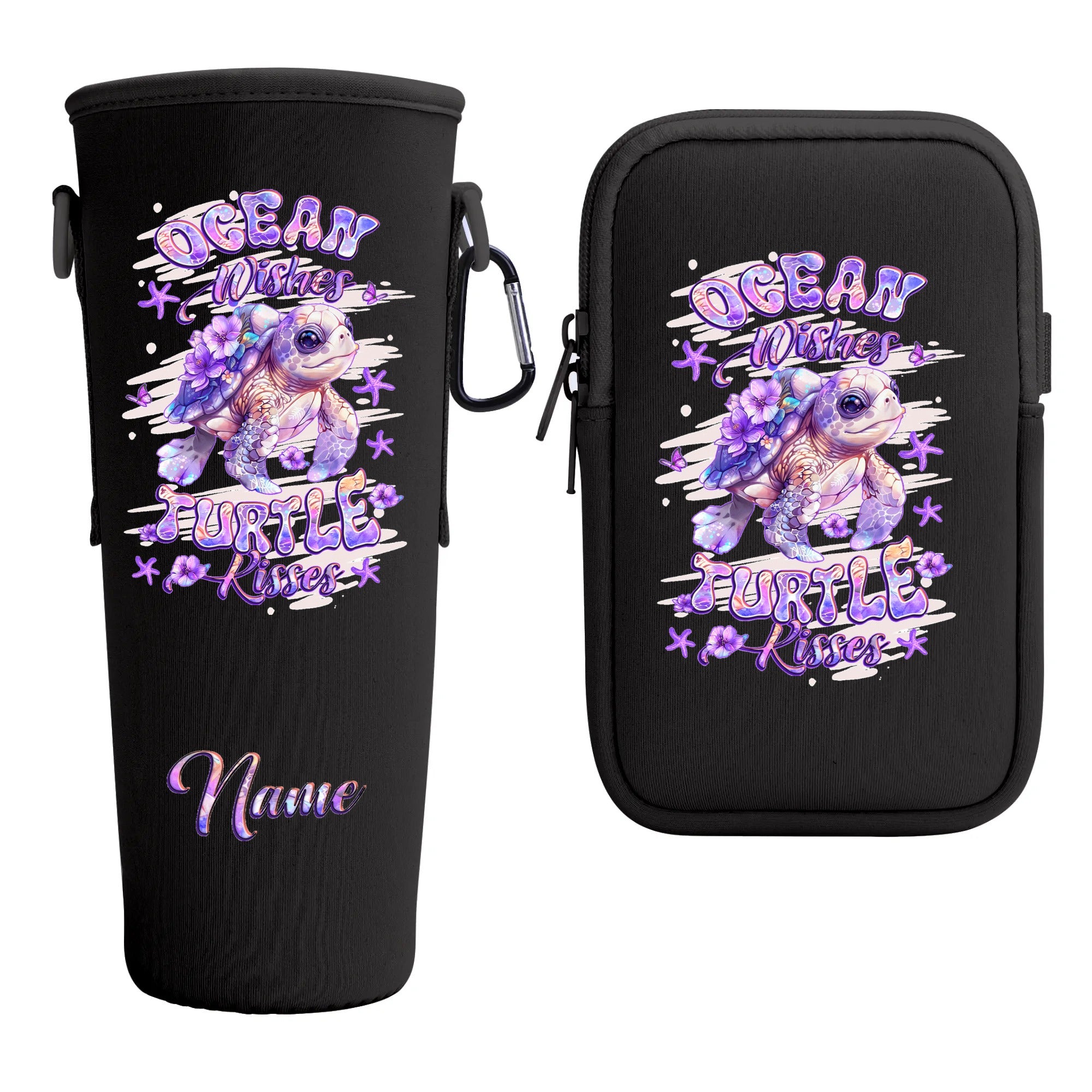 OCEAN WISHES TURTLE KISSES TUMBLER CARRIER BAG - YHLT2808255