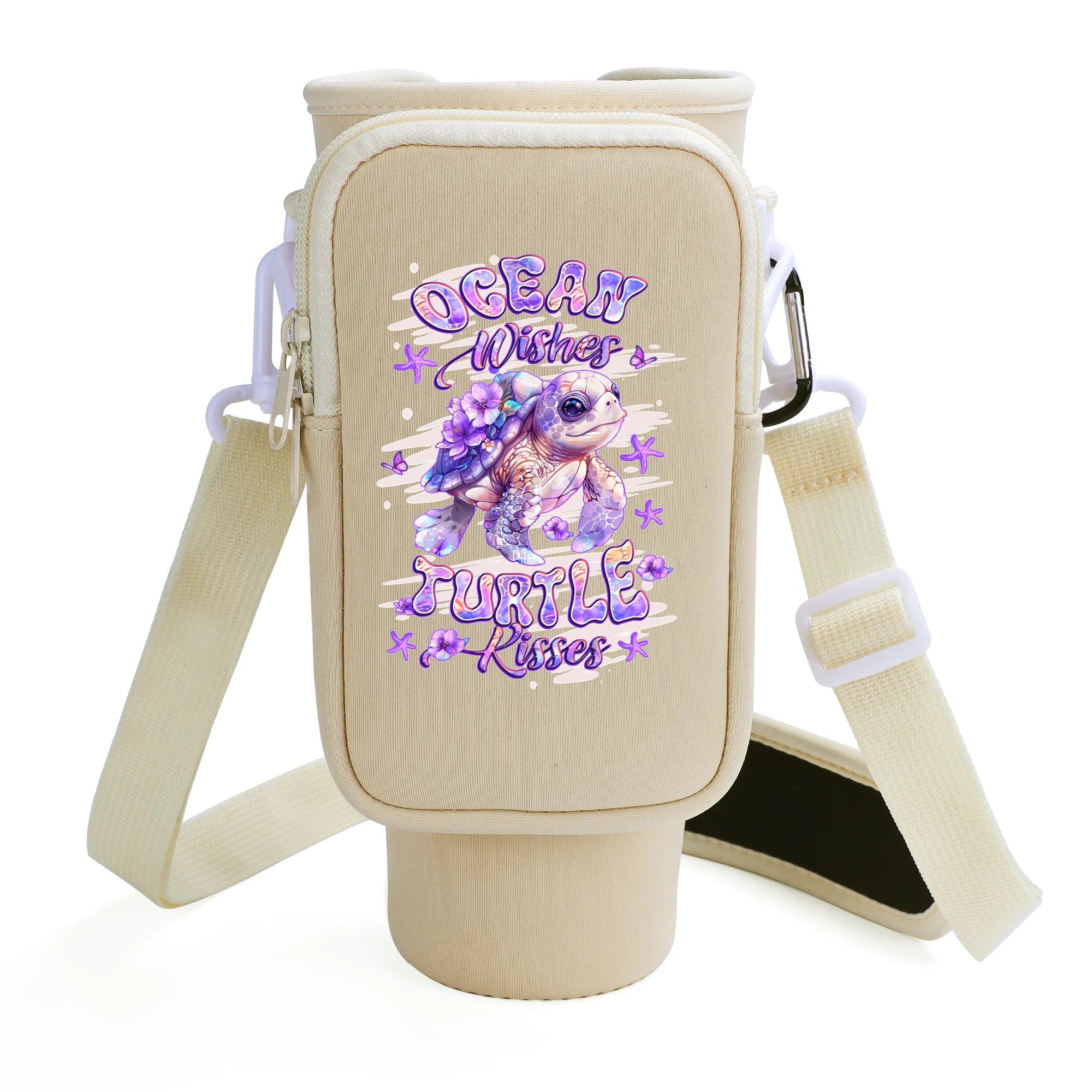 OCEAN WISHES TURTLE KISSES TUMBLER CARRIER BAG - YHLT2808255