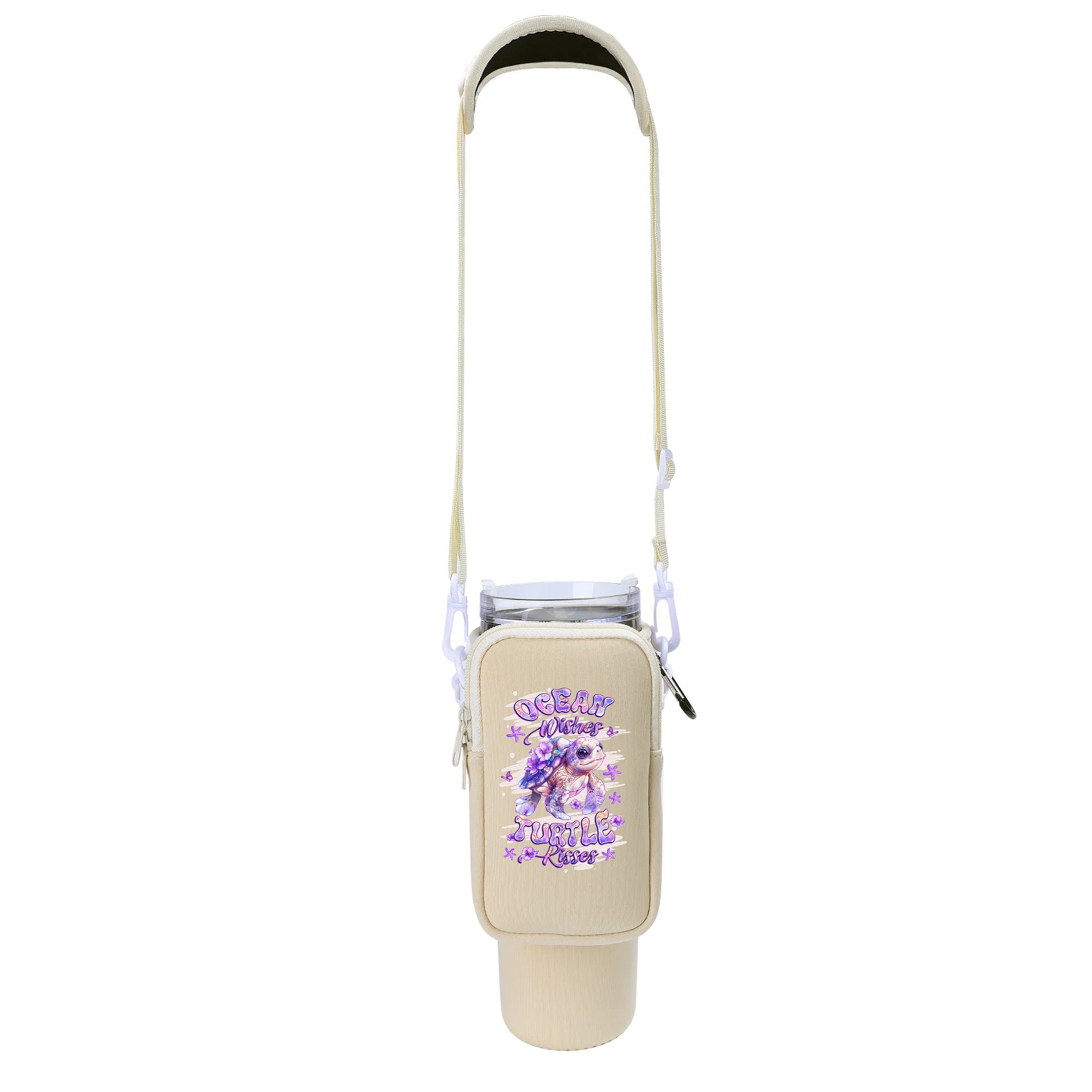 OCEAN WISHES TURTLE KISSES TUMBLER CARRIER BAG - YHLT2808255