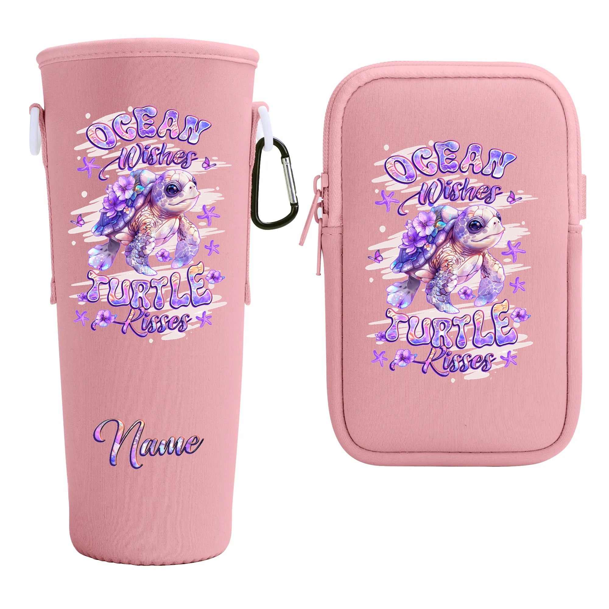 OCEAN WISHES TURTLE KISSES TUMBLER CARRIER BAG - YHLT2808255