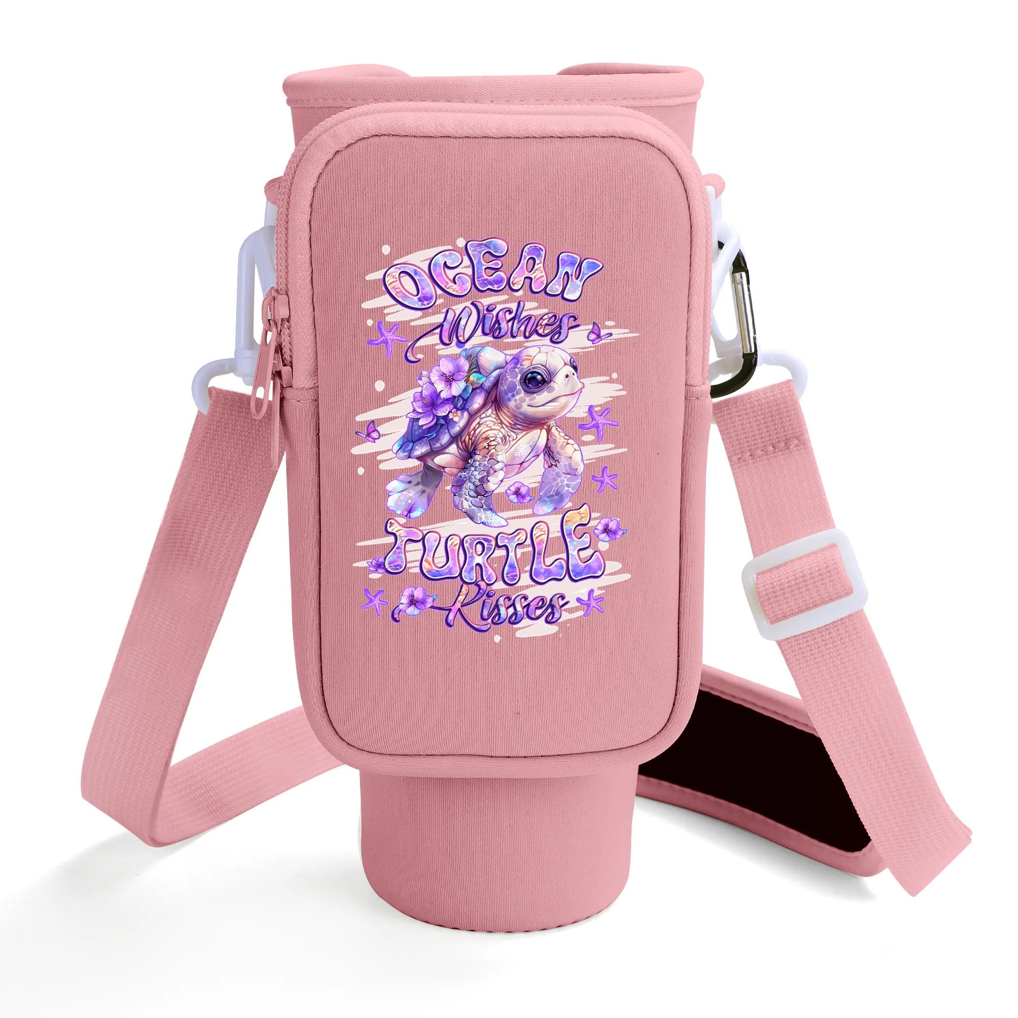 OCEAN WISHES TURTLE KISSES TUMBLER CARRIER BAG - YHLT2808255