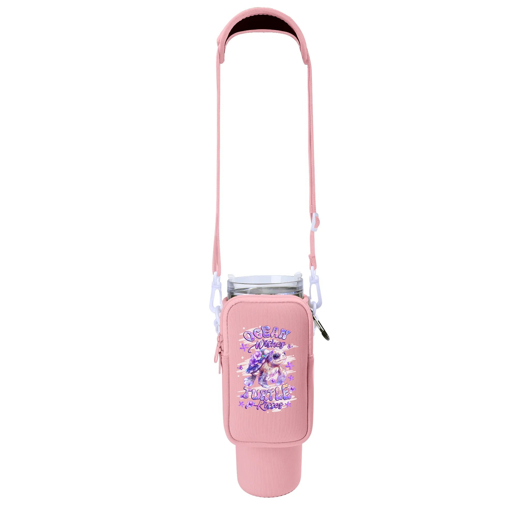 OCEAN WISHES TURTLE KISSES TUMBLER CARRIER BAG - YHLT2808255
