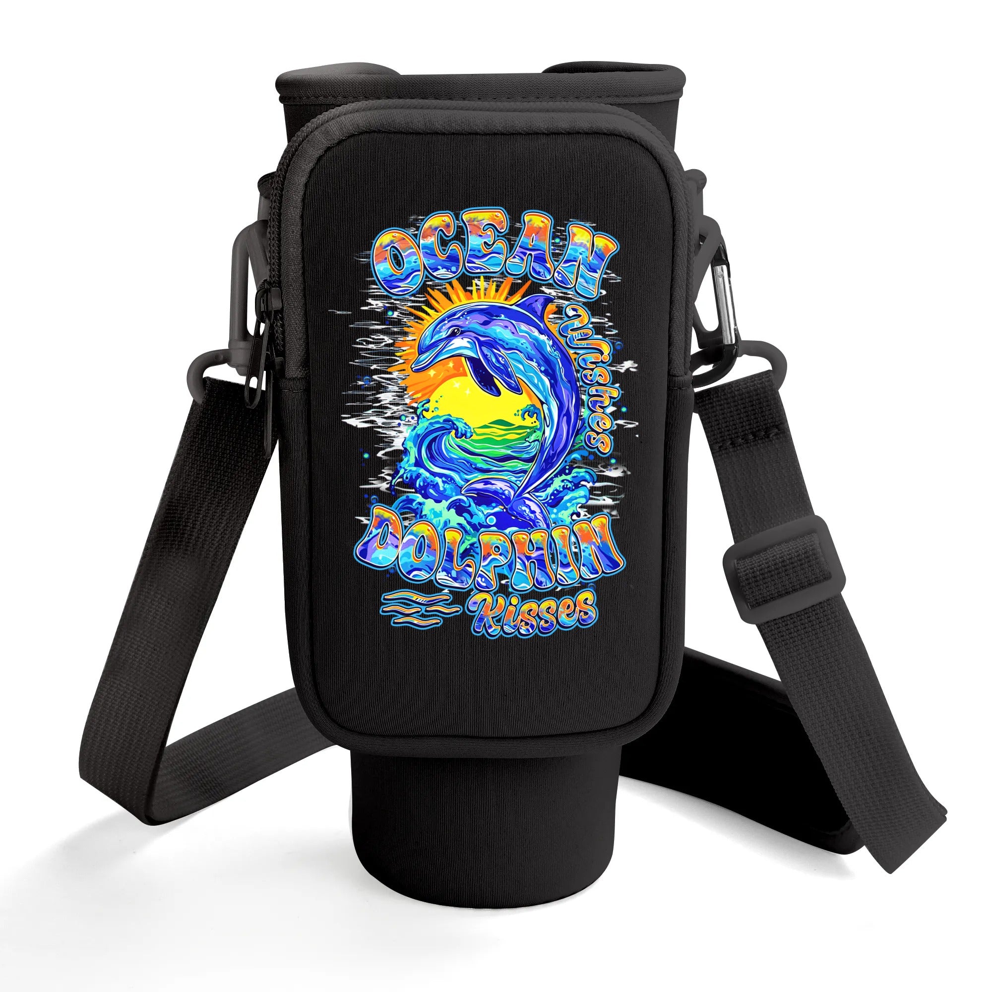 OCEAN WISHES DOLPHIN KISSES TUMBLER CARRIER BAG - YHHN2708255