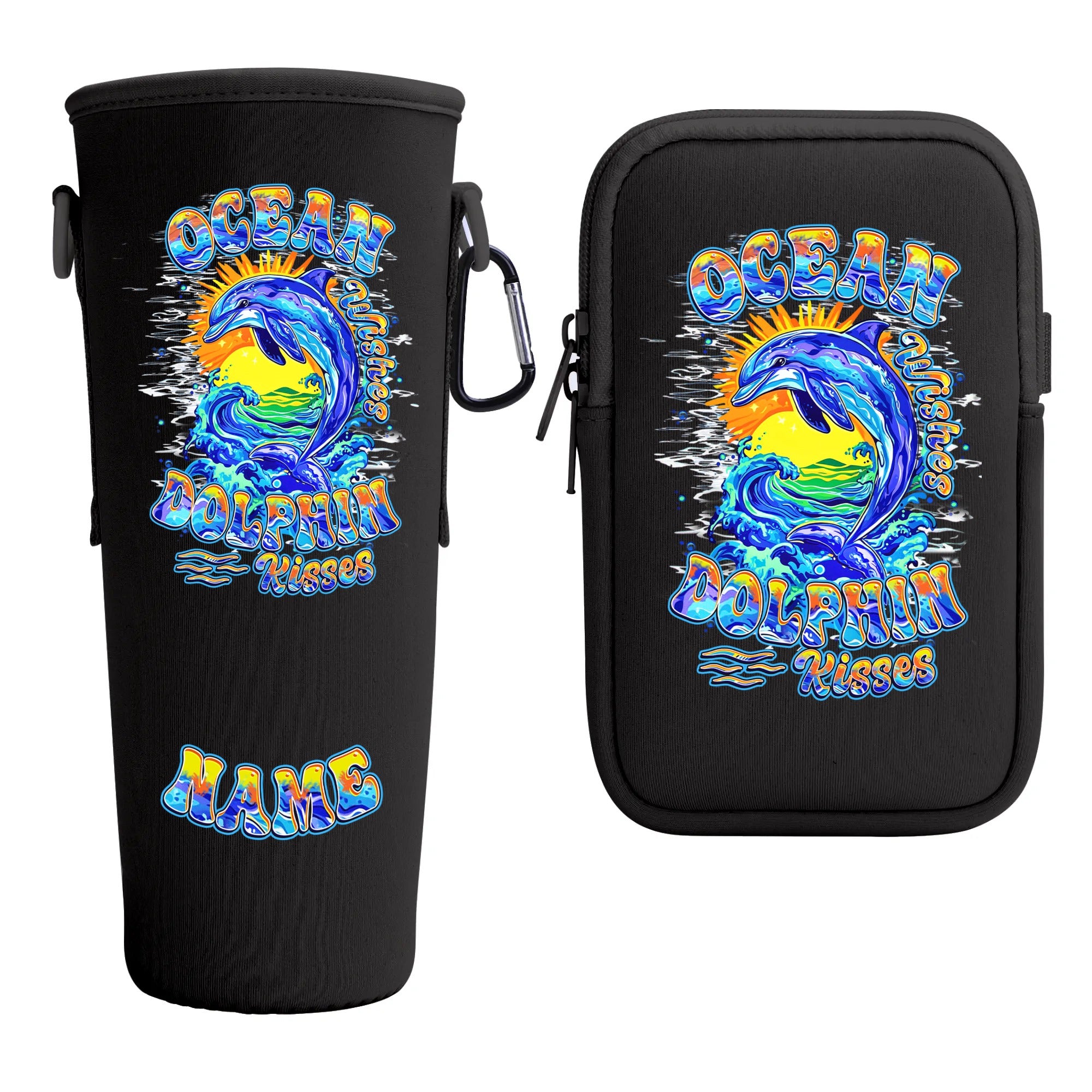 OCEAN WISHES DOLPHIN KISSES TUMBLER CARRIER BAG - YHHN2708255