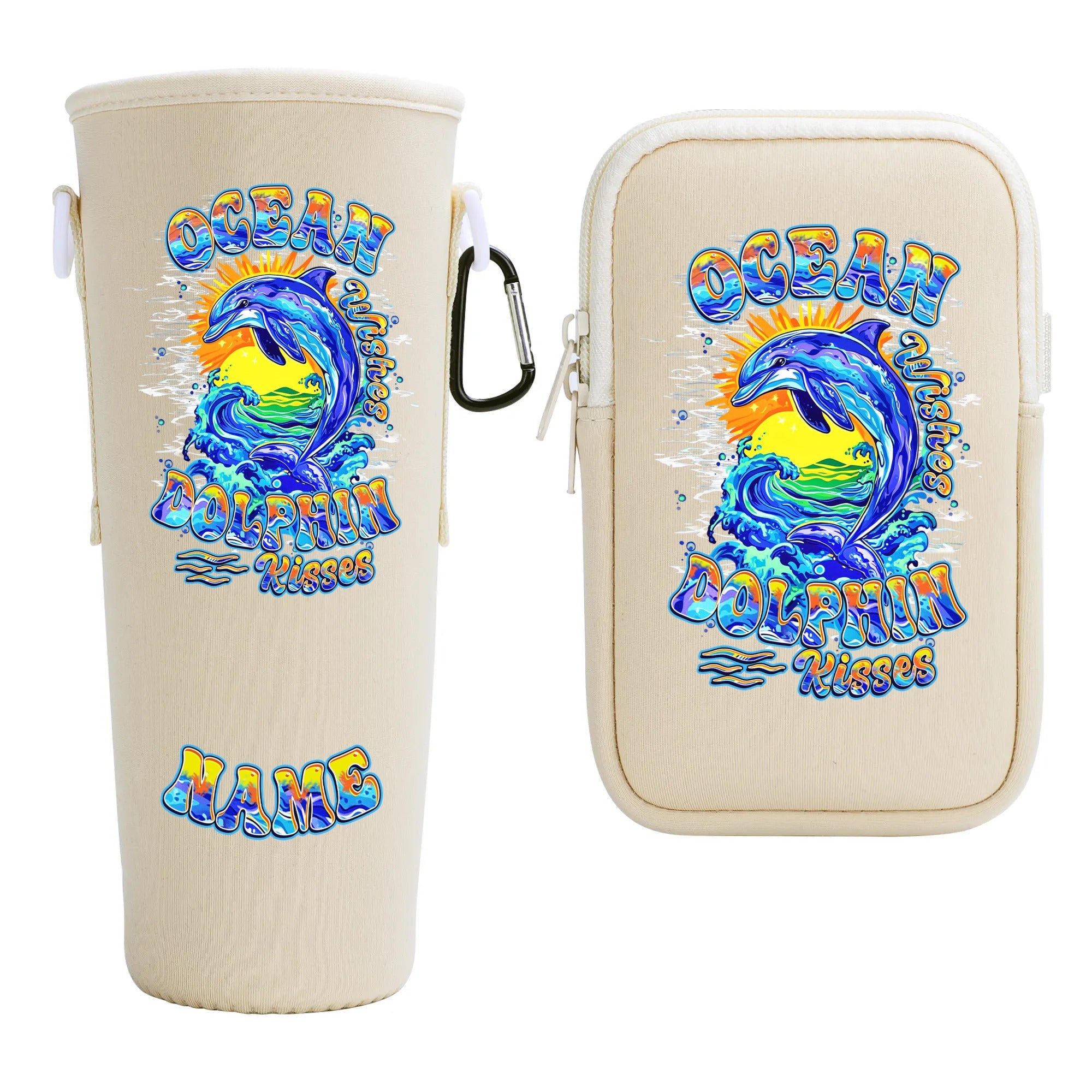 OCEAN WISHES DOLPHIN KISSES TUMBLER CARRIER BAG - YHHN2708255