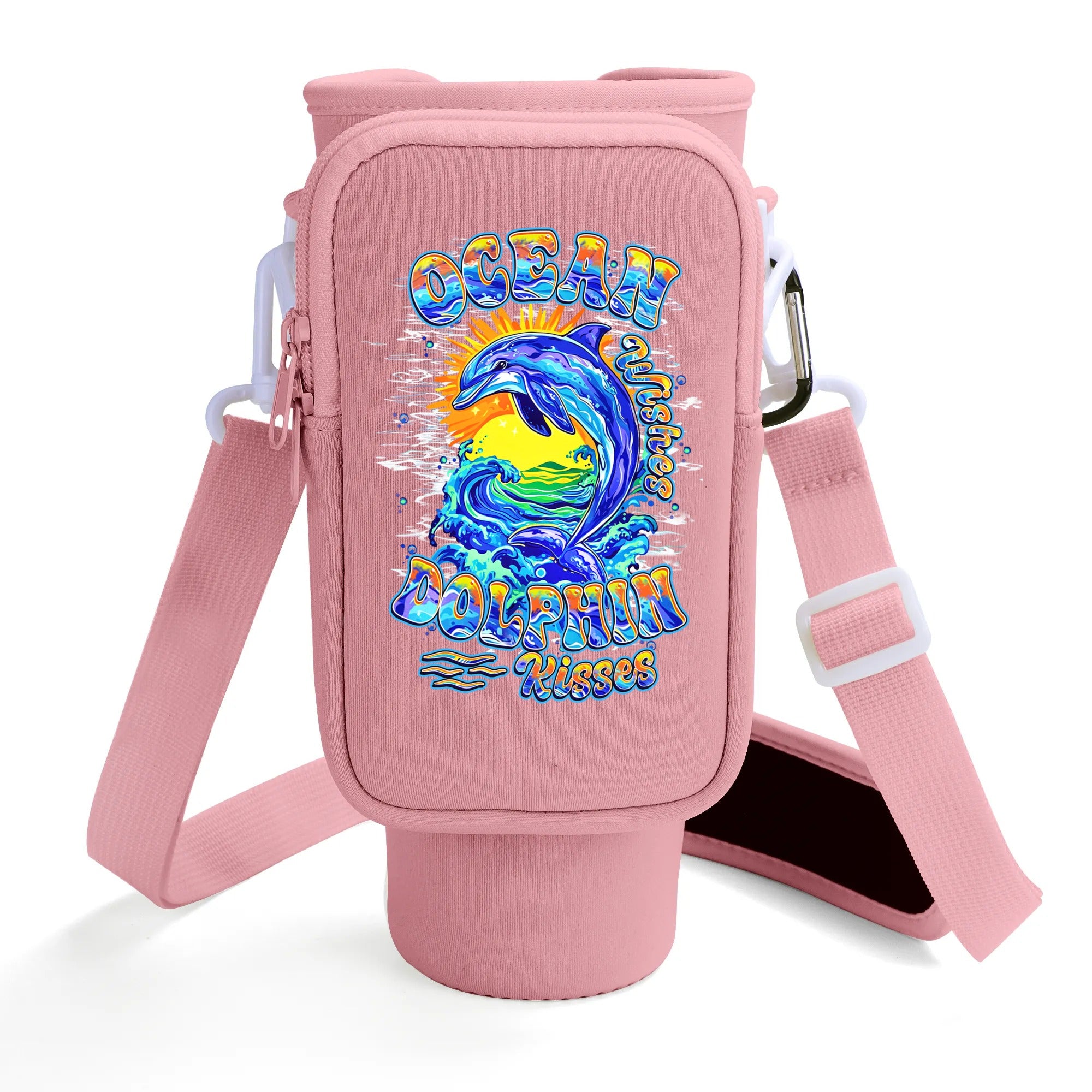 OCEAN WISHES DOLPHIN KISSES TUMBLER CARRIER BAG - YHHN2708255