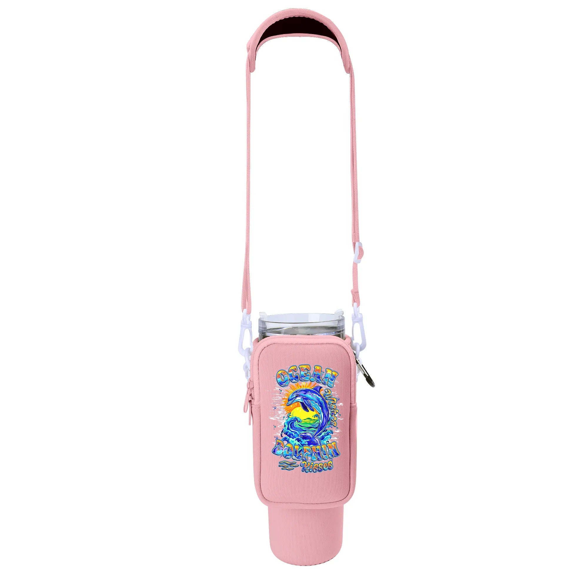 OCEAN WISHES DOLPHIN KISSES TUMBLER CARRIER BAG - YHHN2708255