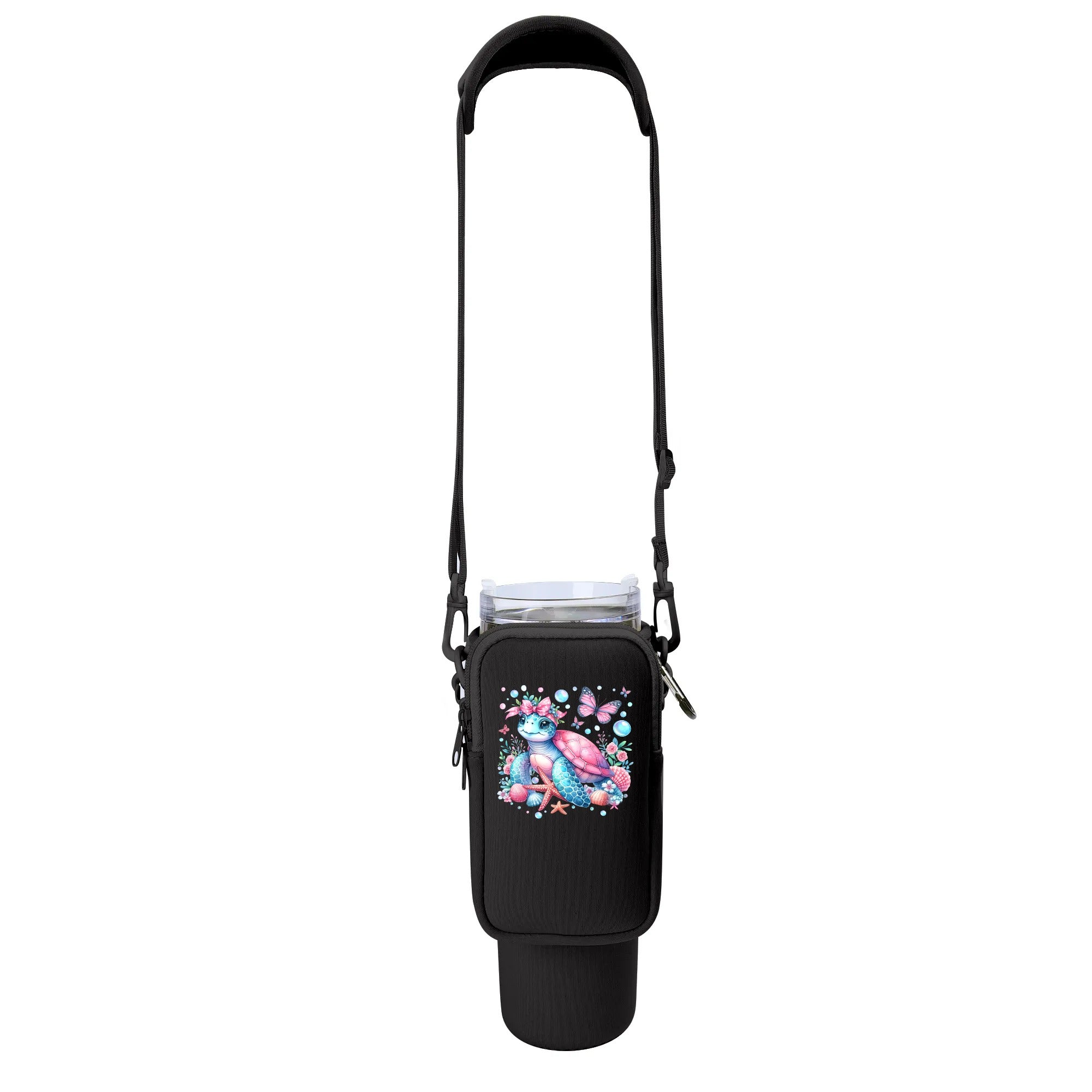DON'T WORRY BEACH HAPPY TURTLE TUMBLER CARRIER BAG - YHLN2608257