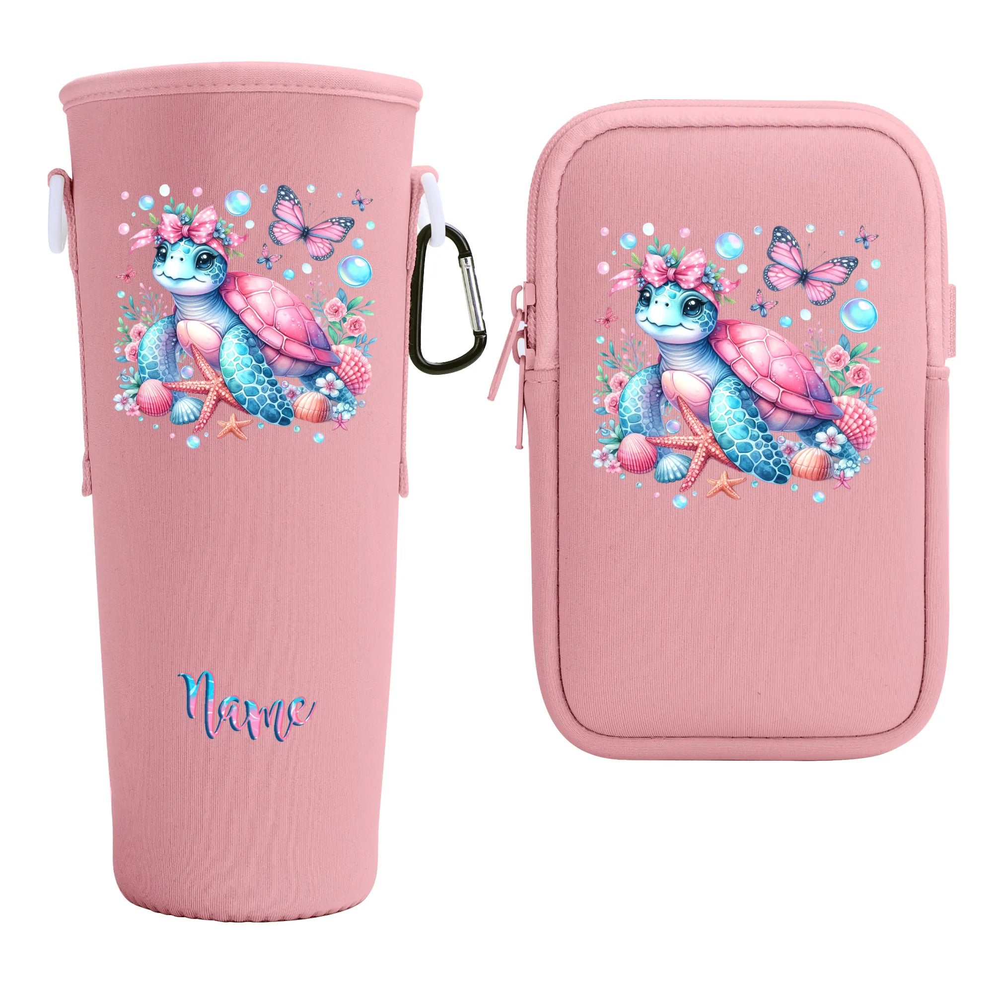 DON'T WORRY BEACH HAPPY TURTLE TUMBLER CARRIER BAG - YHLN2608257