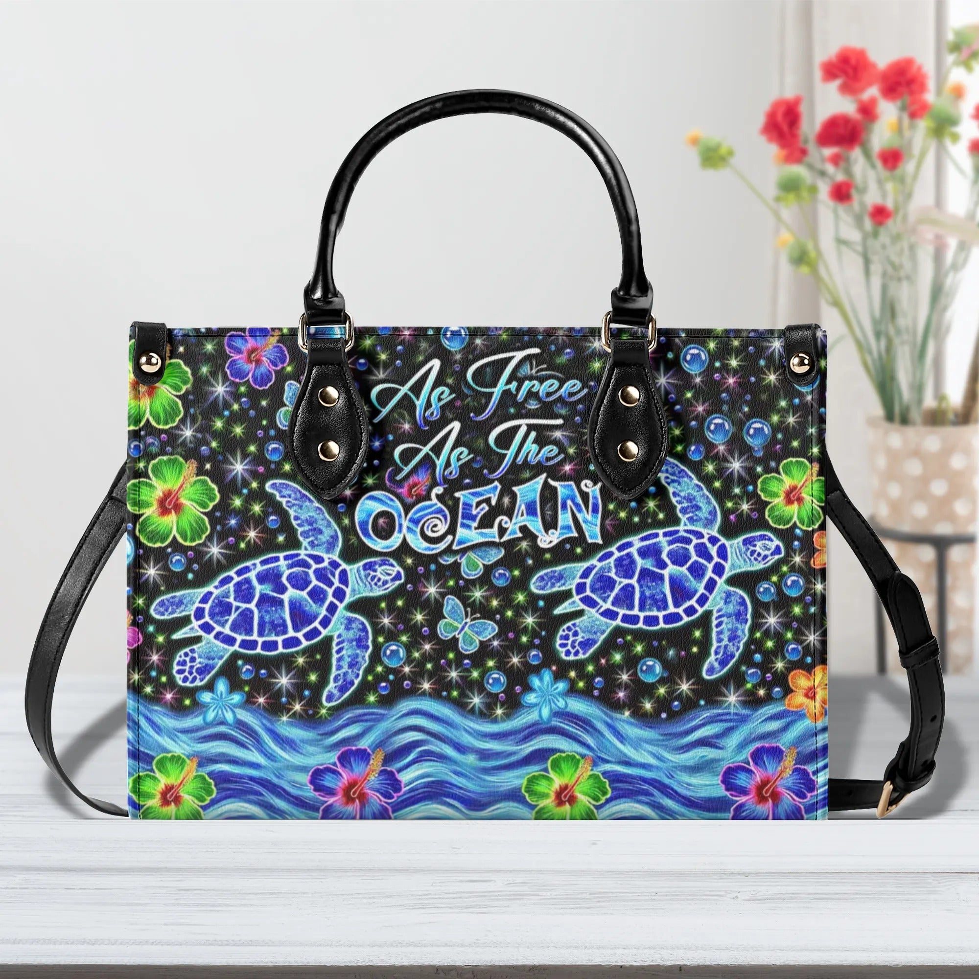 AS FREE AS THE OCEAN LEATHER HANDBAG - TLTW0108244