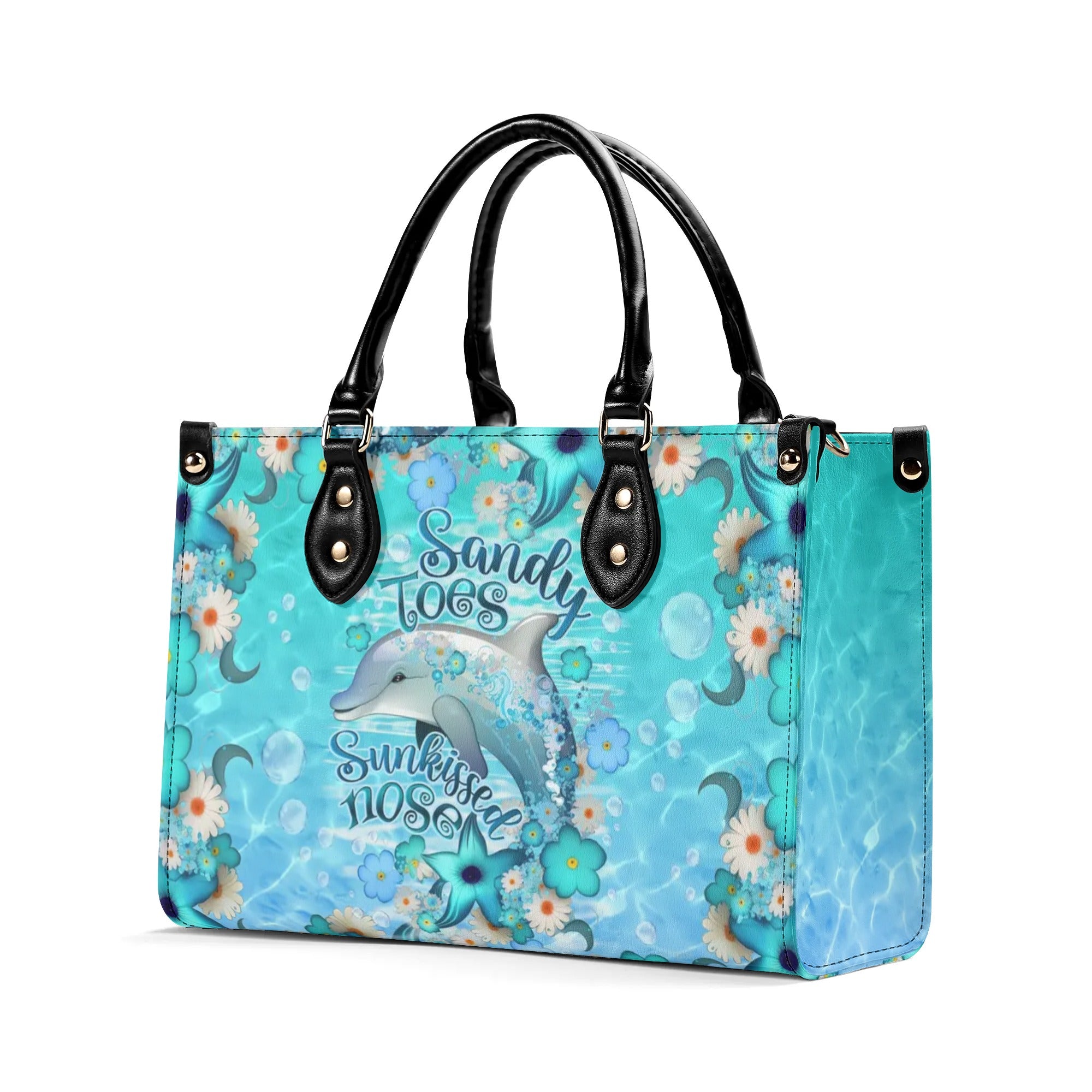 SANDY TOES SUNKISSED NOSE DOLPHIN LEATHER HANDBAG - TLNO2708244