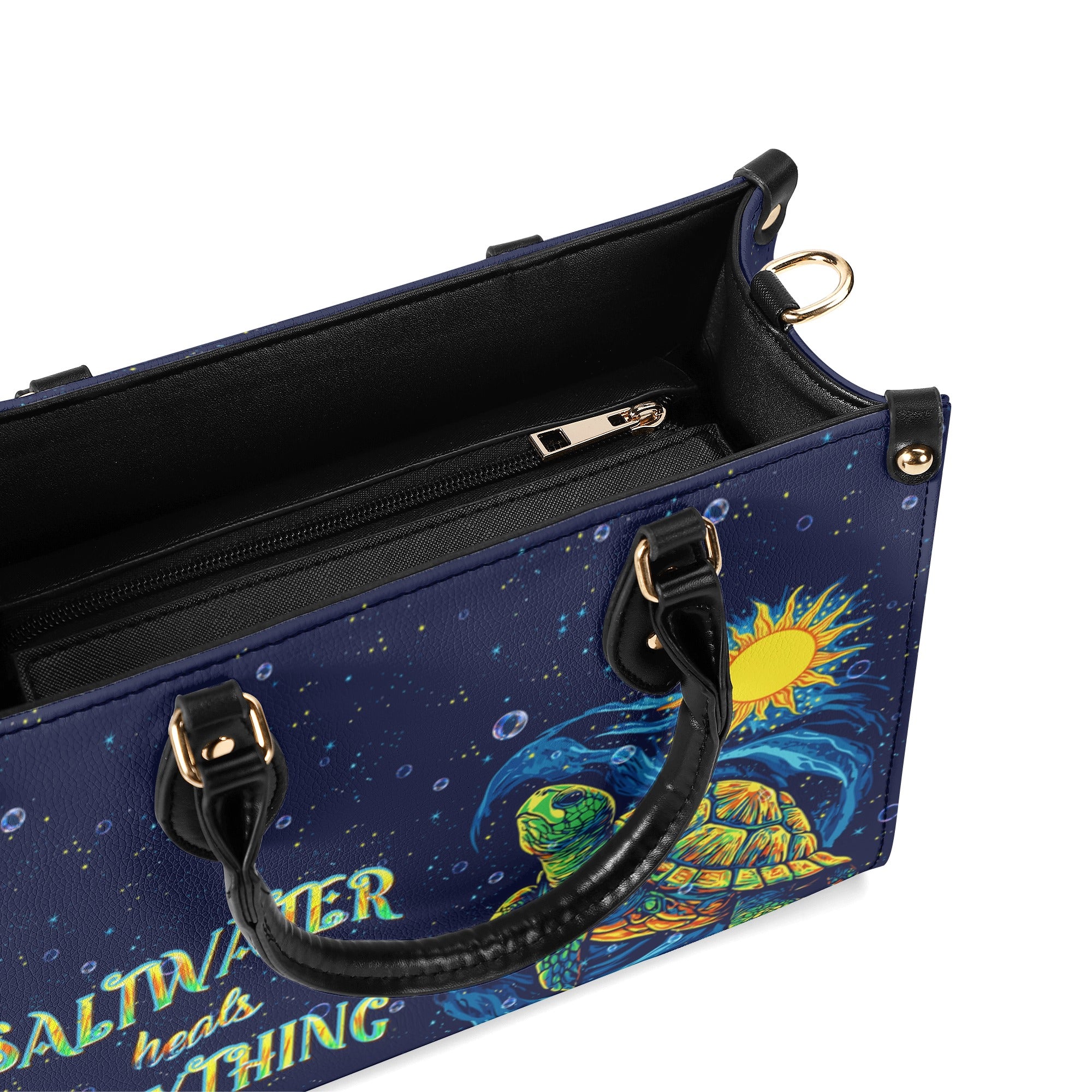 SALTWATER HEALS EVERYTHING LEATHER HANDBAG  - TLPQ2711243