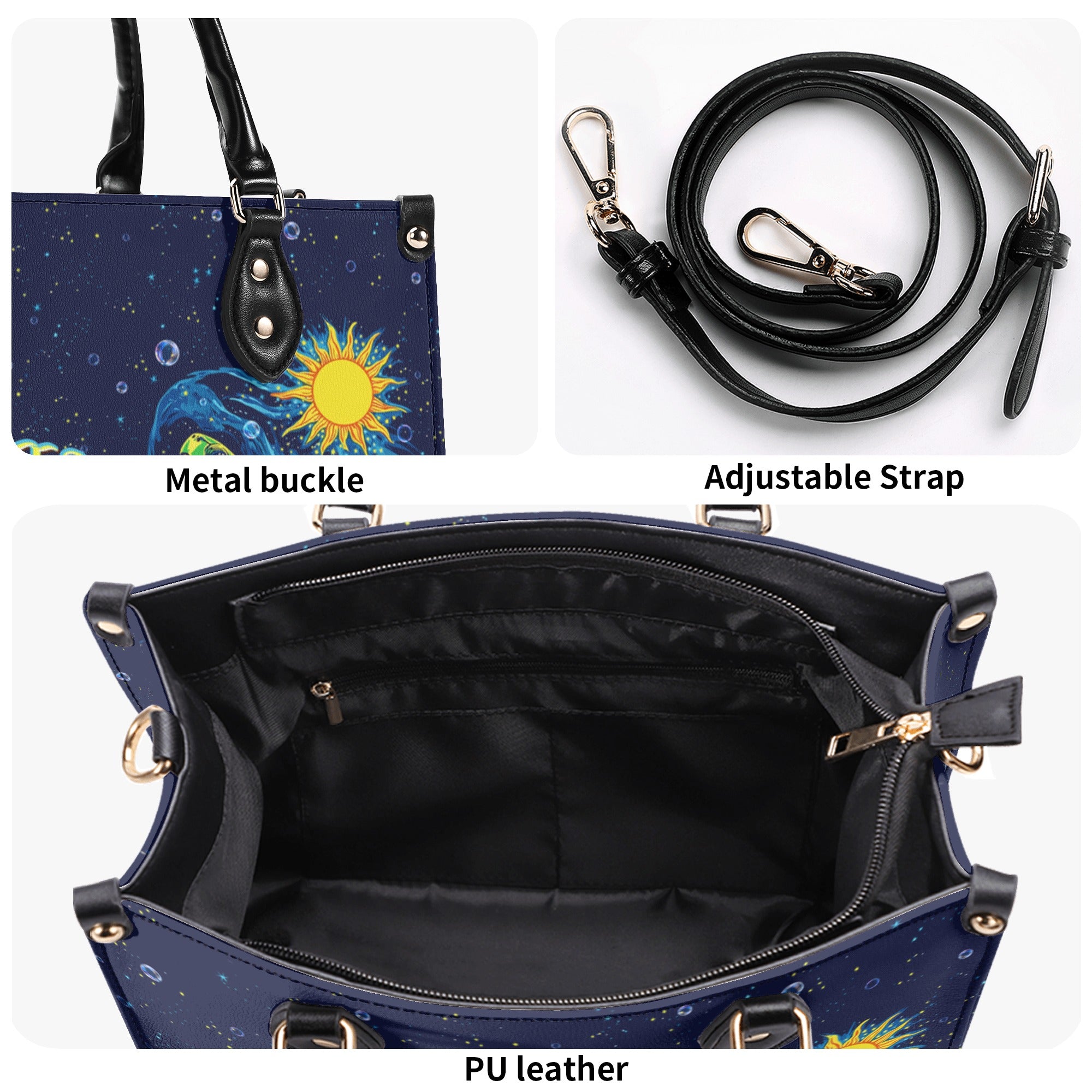 SALTWATER HEALS EVERYTHING LEATHER HANDBAG  - TLPQ2711243