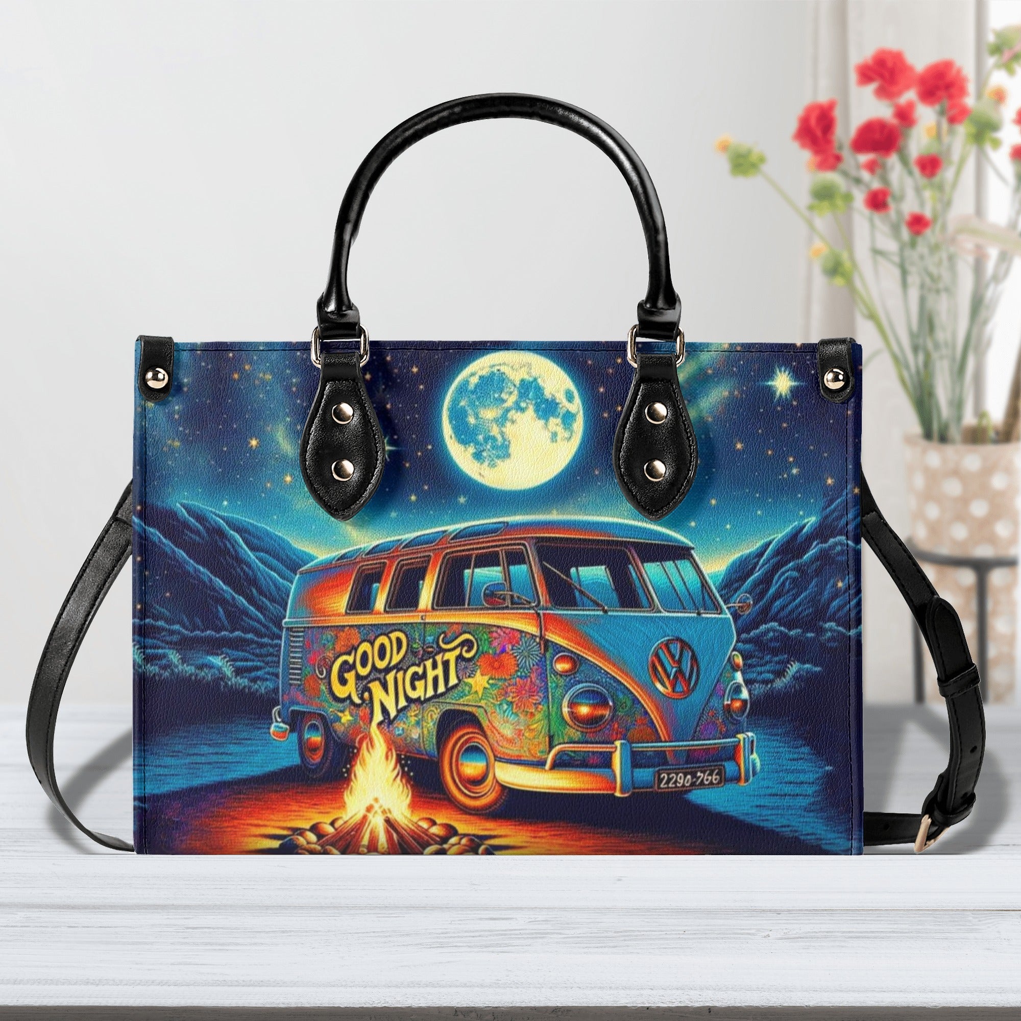 CAMPING NIGHT LEATHER HANDBAG - YHHN1212244