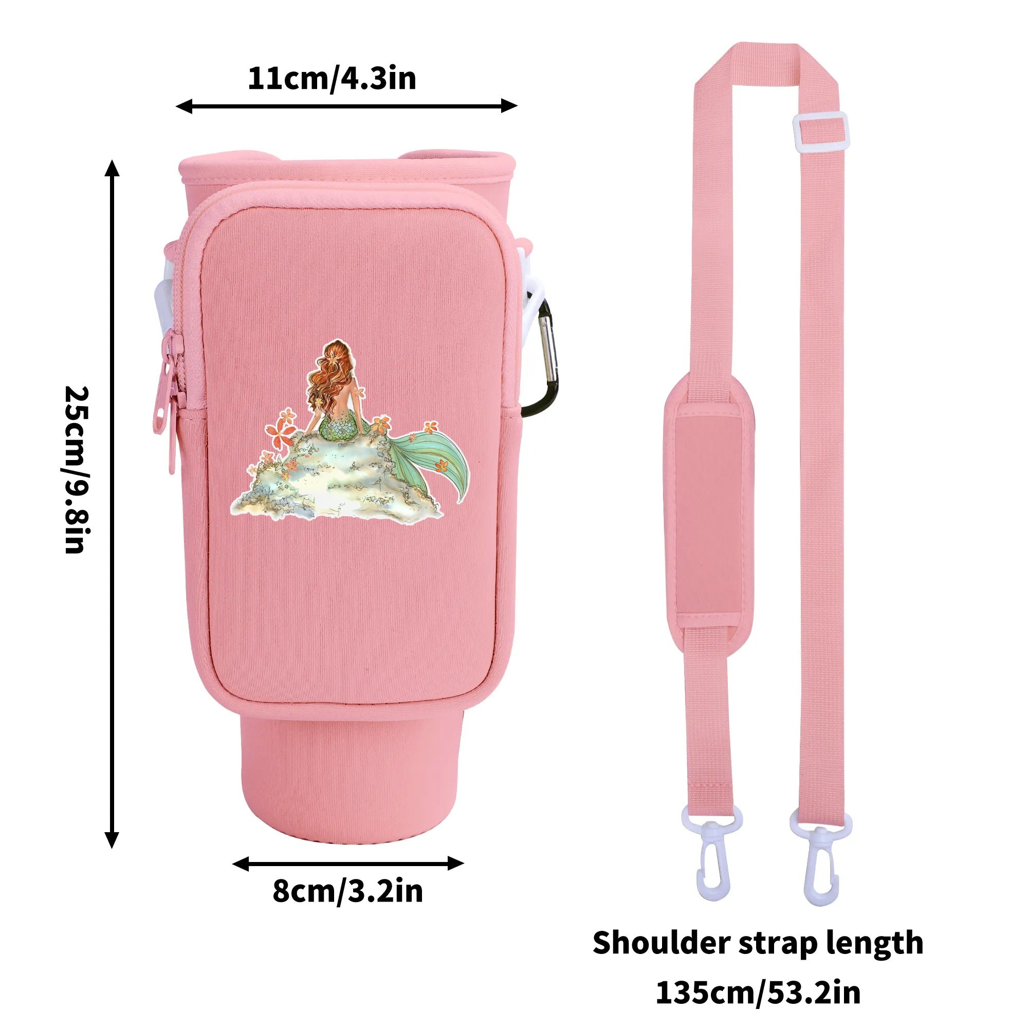 SHE IS A MERMAID TUMBLER CARRIER BAG - YHHG0309256