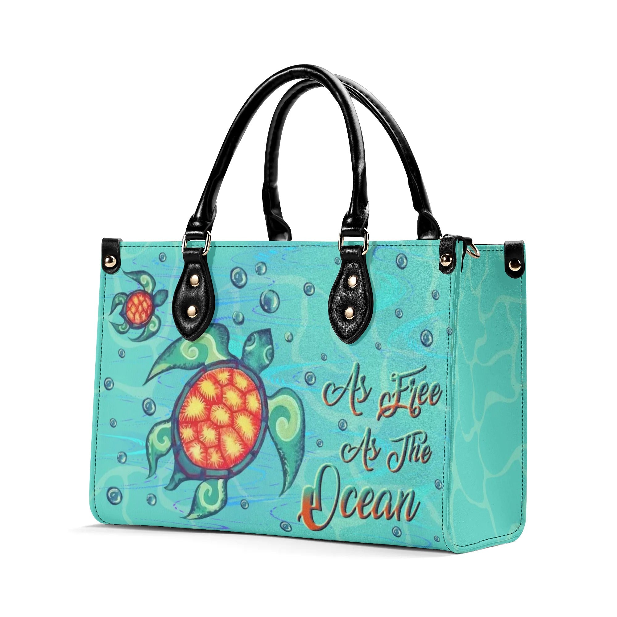 AS FREE AS THE OCEAN LEATHER HANDBAG - YHLN1908244