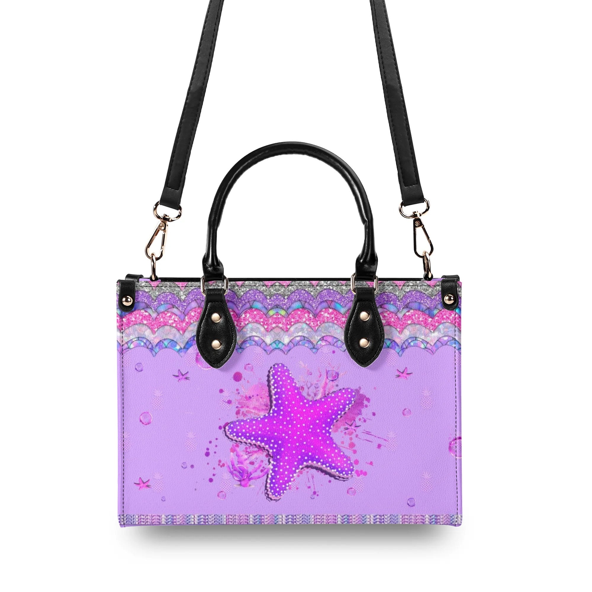 SOME GIRLS ARE JUST BORN STARFISH LEATHER HANDBAG - YHLT2106244